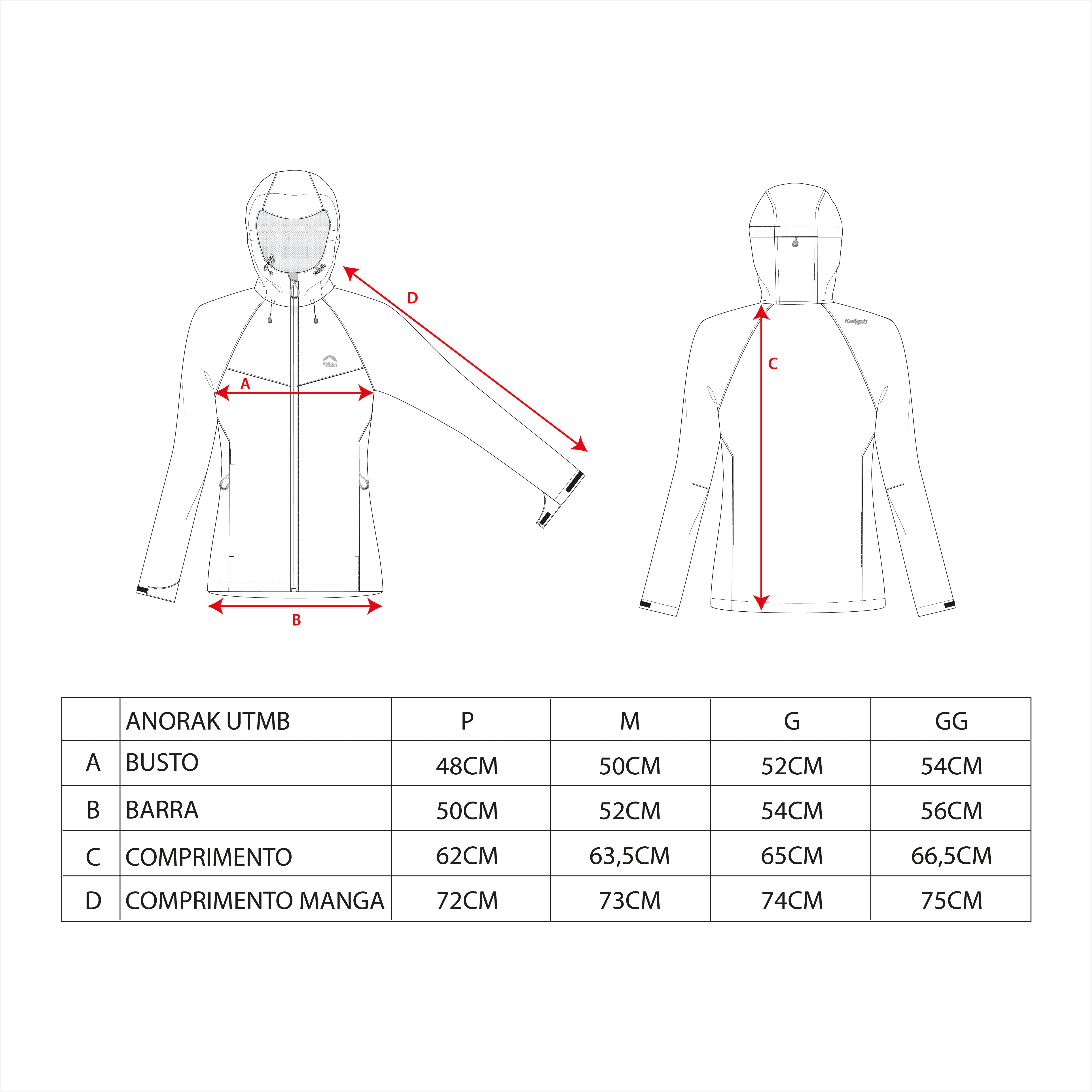 JAQUETA ANORAK UTMB FEMININO - Kailash