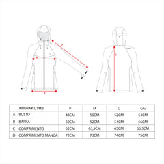 JAQUETA ANORAK UTMB FEMININO - Kailash