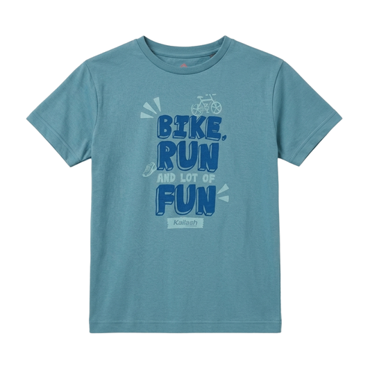 CAMISETA RUN FUN MANGA CURTA KIDS 1200