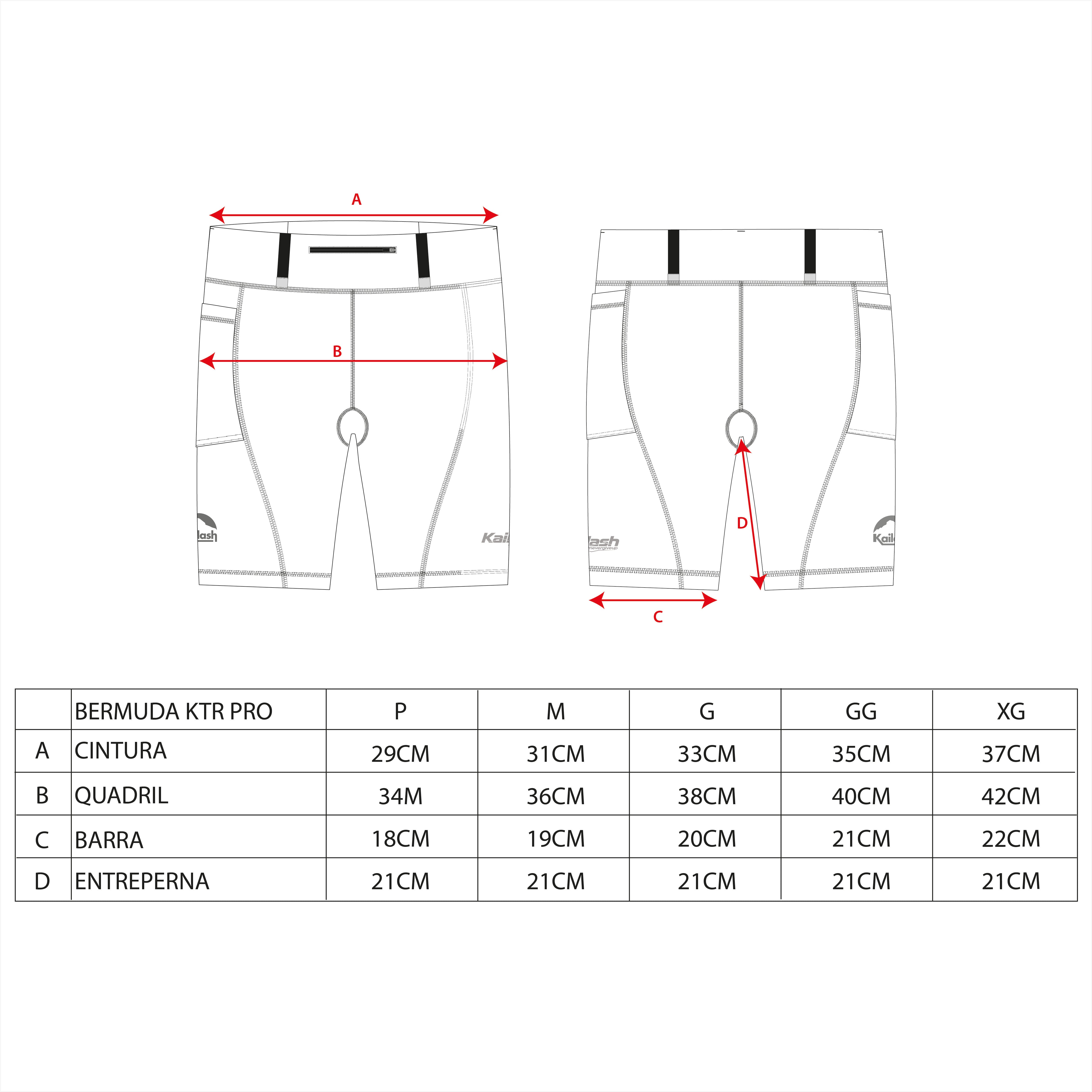 BERMUDA COMPRESSÃO KTR FAST WMN’S FEMININO - Kailash