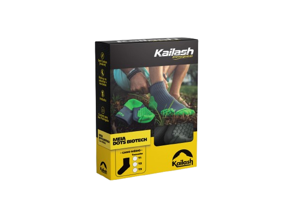 MEIA CANO MÉDIO DOTS BIOTECH UNISSEX