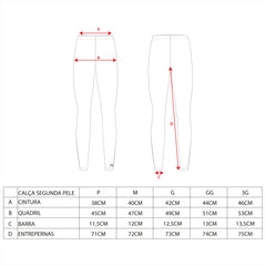 CALÇA SEGUNDA PELE WARM MASCULINO - Kailash