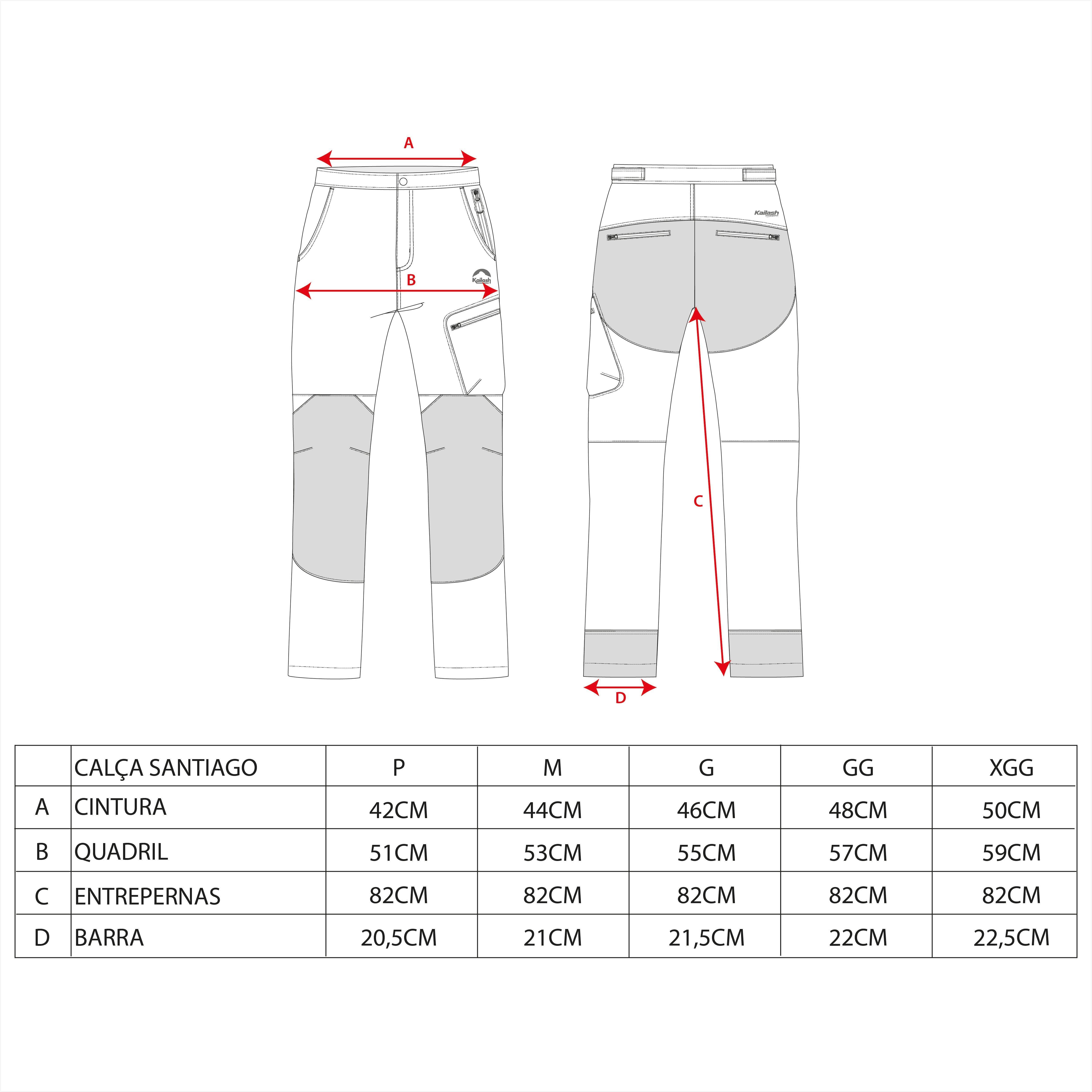 CALÇA SANTIAGO MASCULINO - Kailash