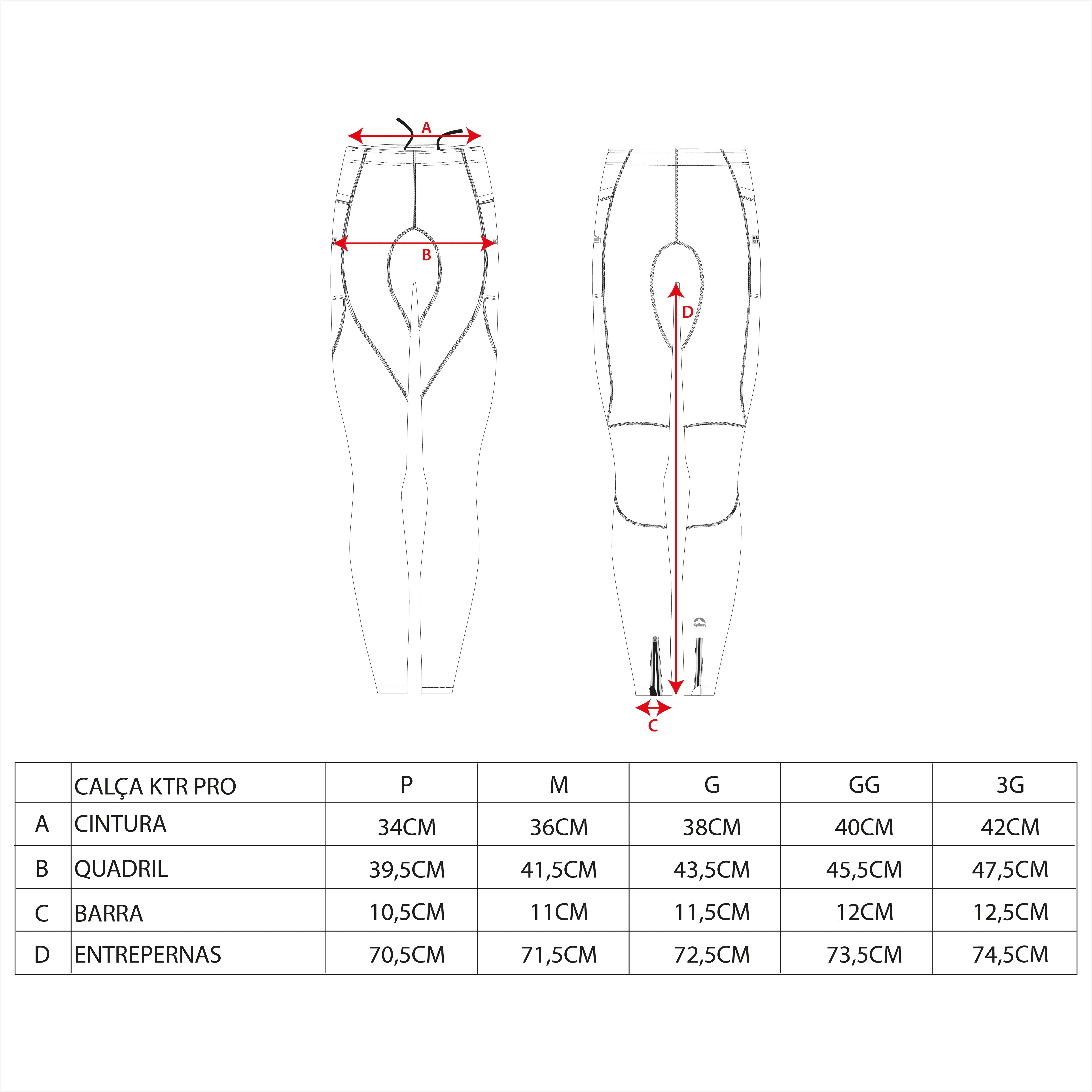 CALÇA KTR COMPRESSÃO PRO UNISSEX - Kailash