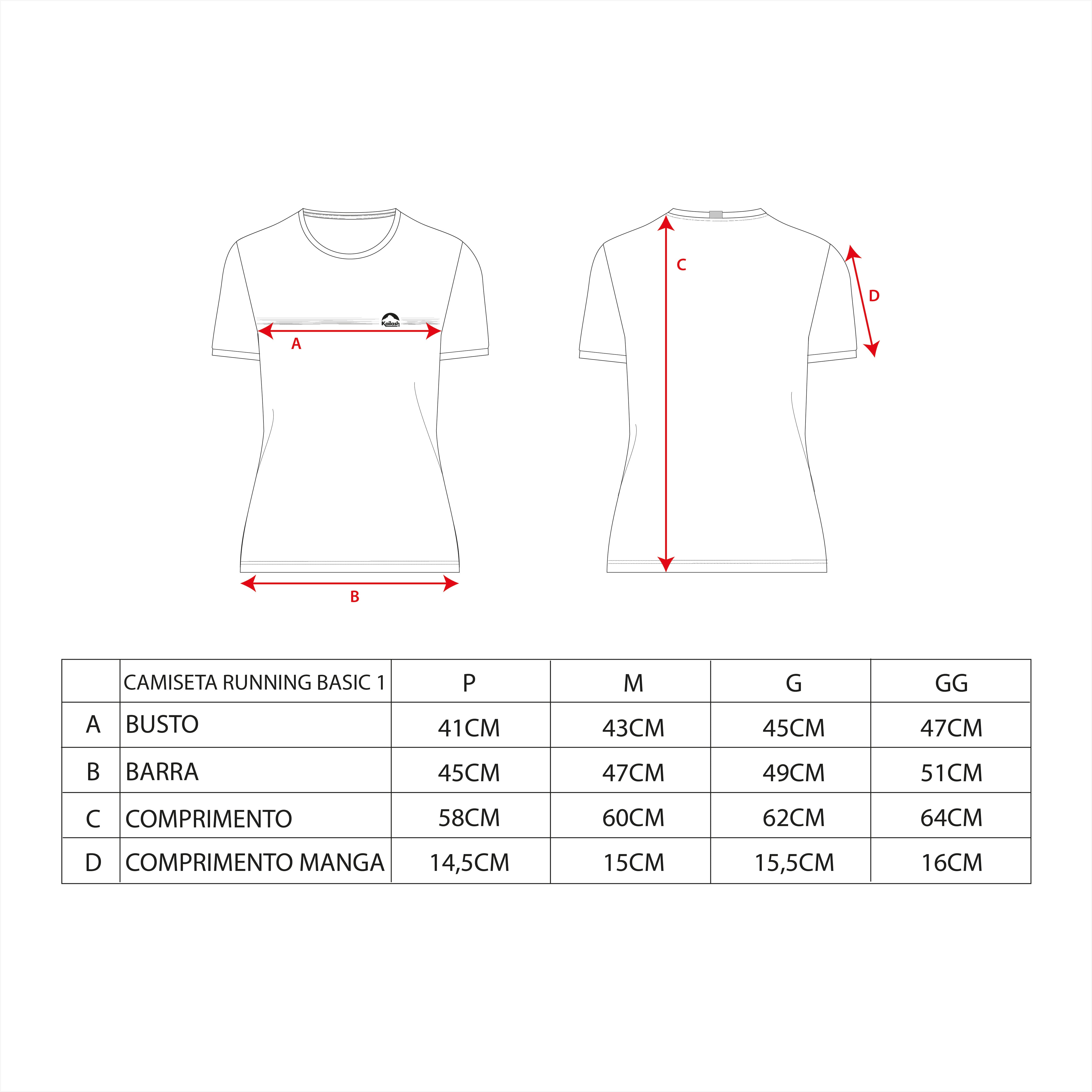 CAMISETA RUNNING BASIC FEMININO - Kailash