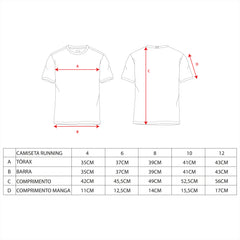 CAMISETA RUN FUN MANGA CURTA KIDS - Kailash