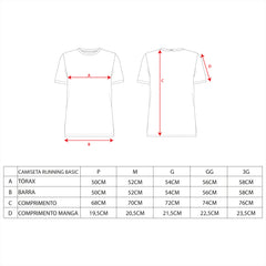 CAMISETA RUNNING BASIC MASCULINO - Kailash