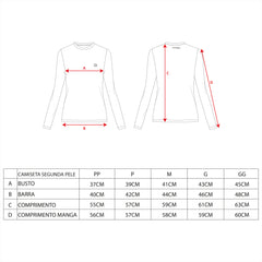 BLUSA SEGUNDA PELE WARM FEMININO - Kailash