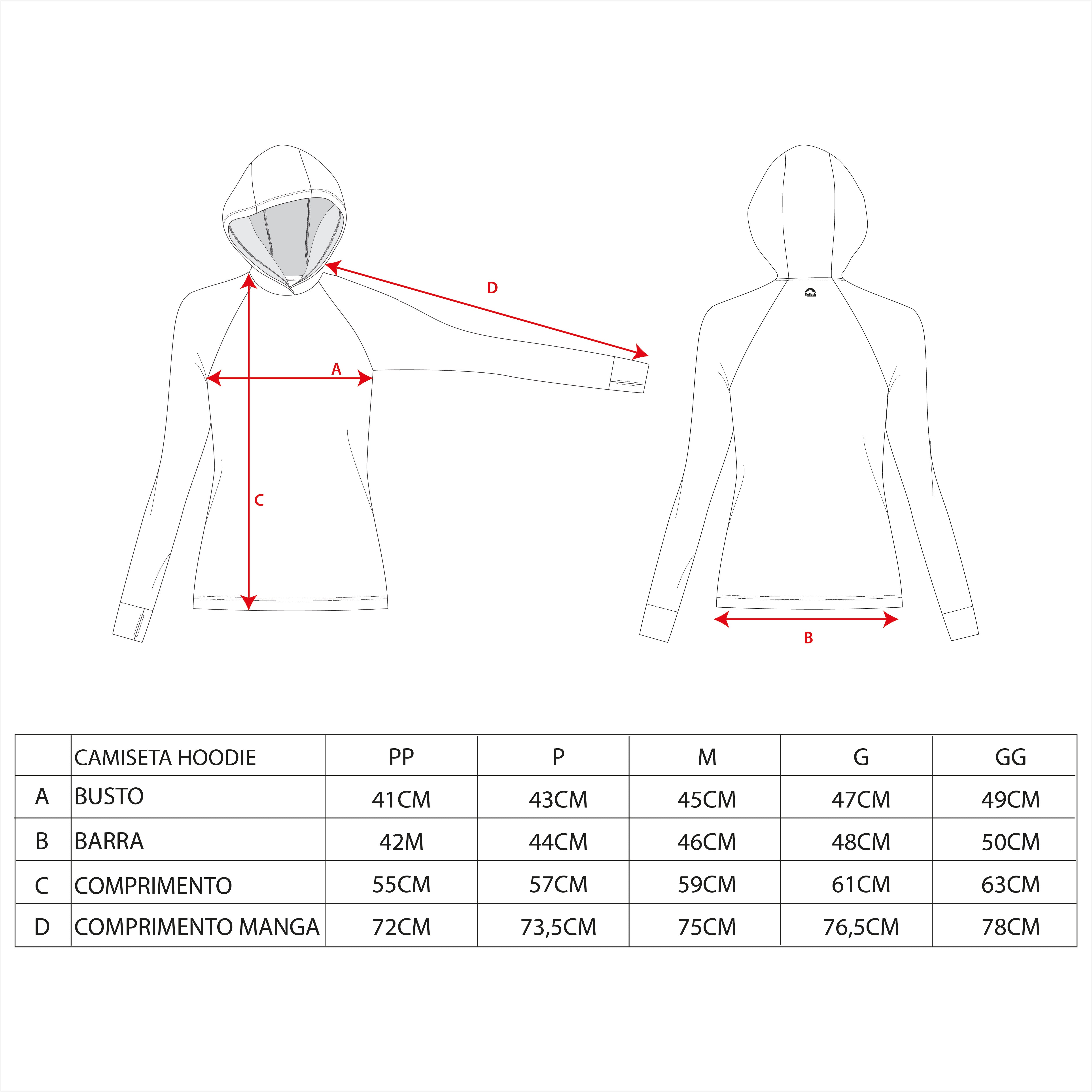 CAMISETA HOODIE WMN'S FEMININO - Kailash