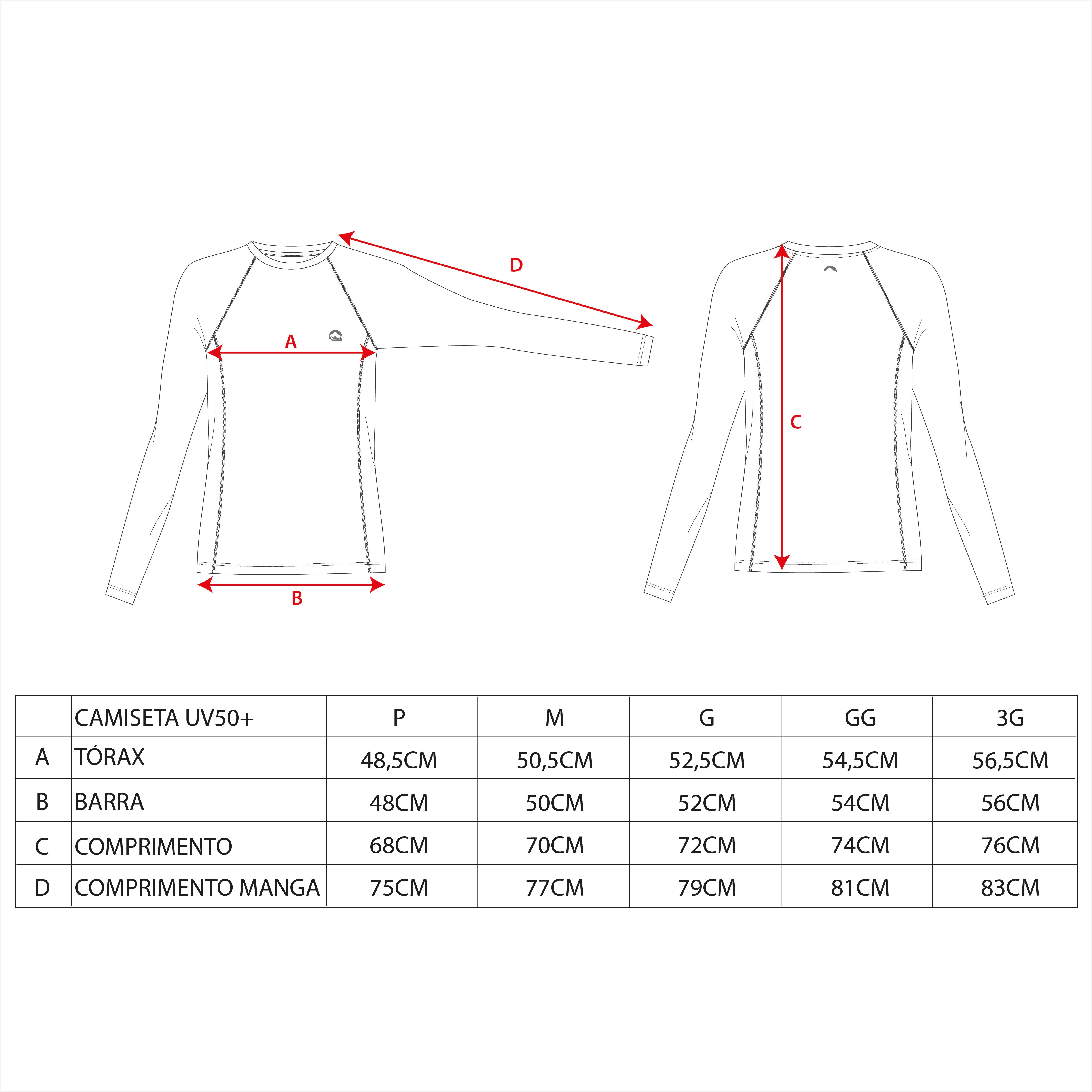 CAMISETA UV 50+ RUNNING ALL SEASON MASCULINO - Kailash