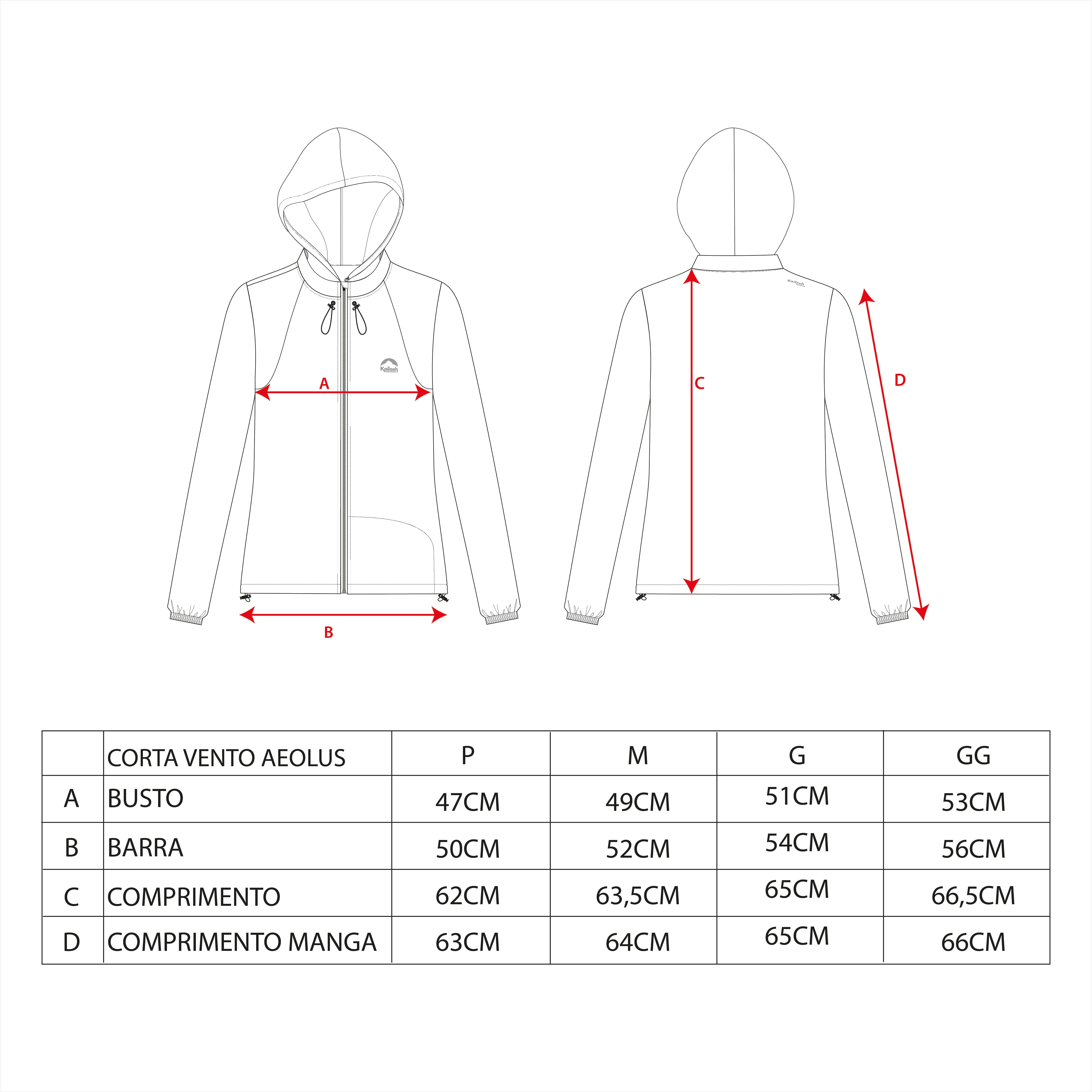 CORTA VENTO AEOLUS X-LITE FEMININO - Kailash