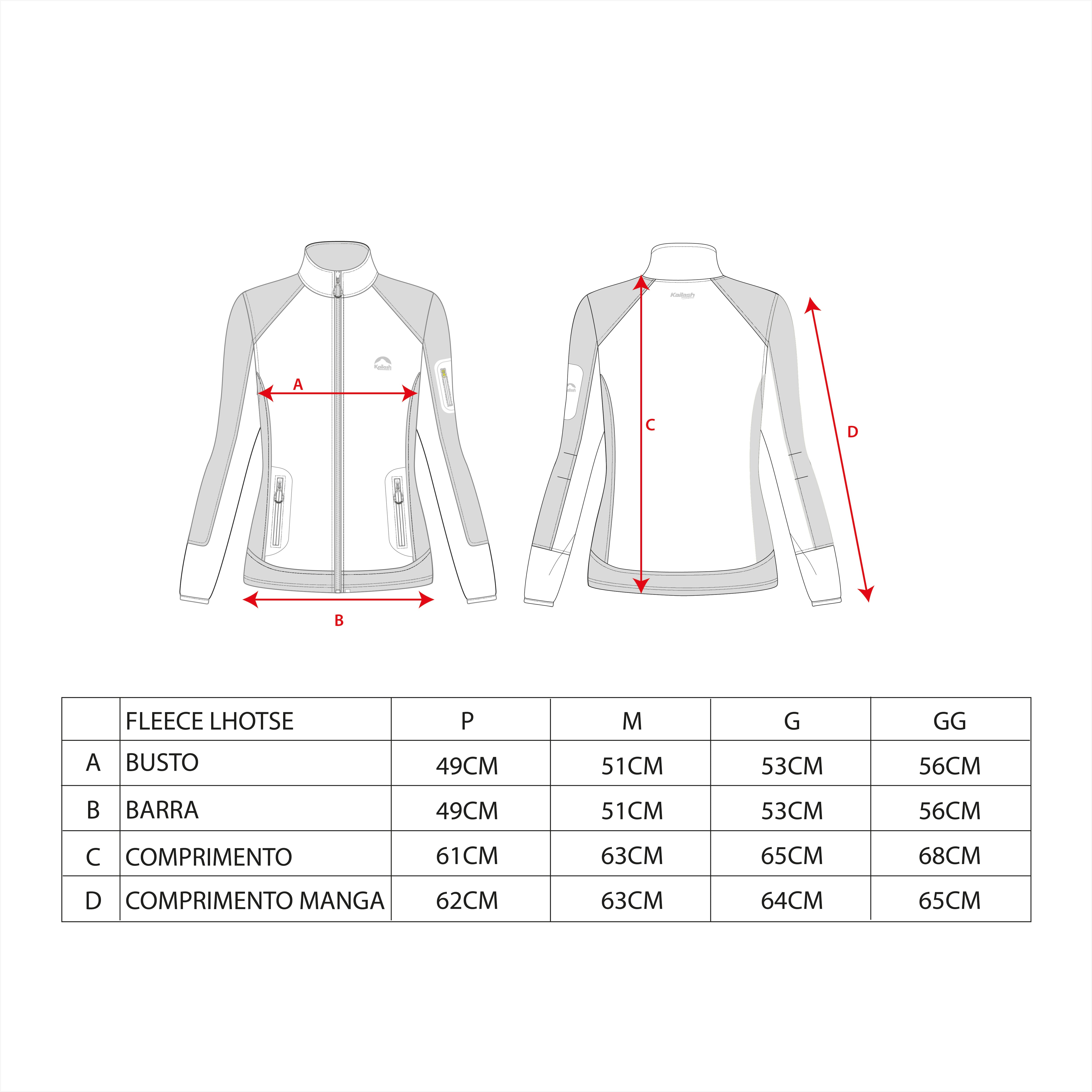 JAQUETA FLEECE LHOTSE FEMININO - Kailash