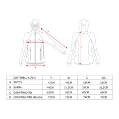 JAQUETA SOFTSHELL ASPEN COM CAPUZ FEMININO - Kailash