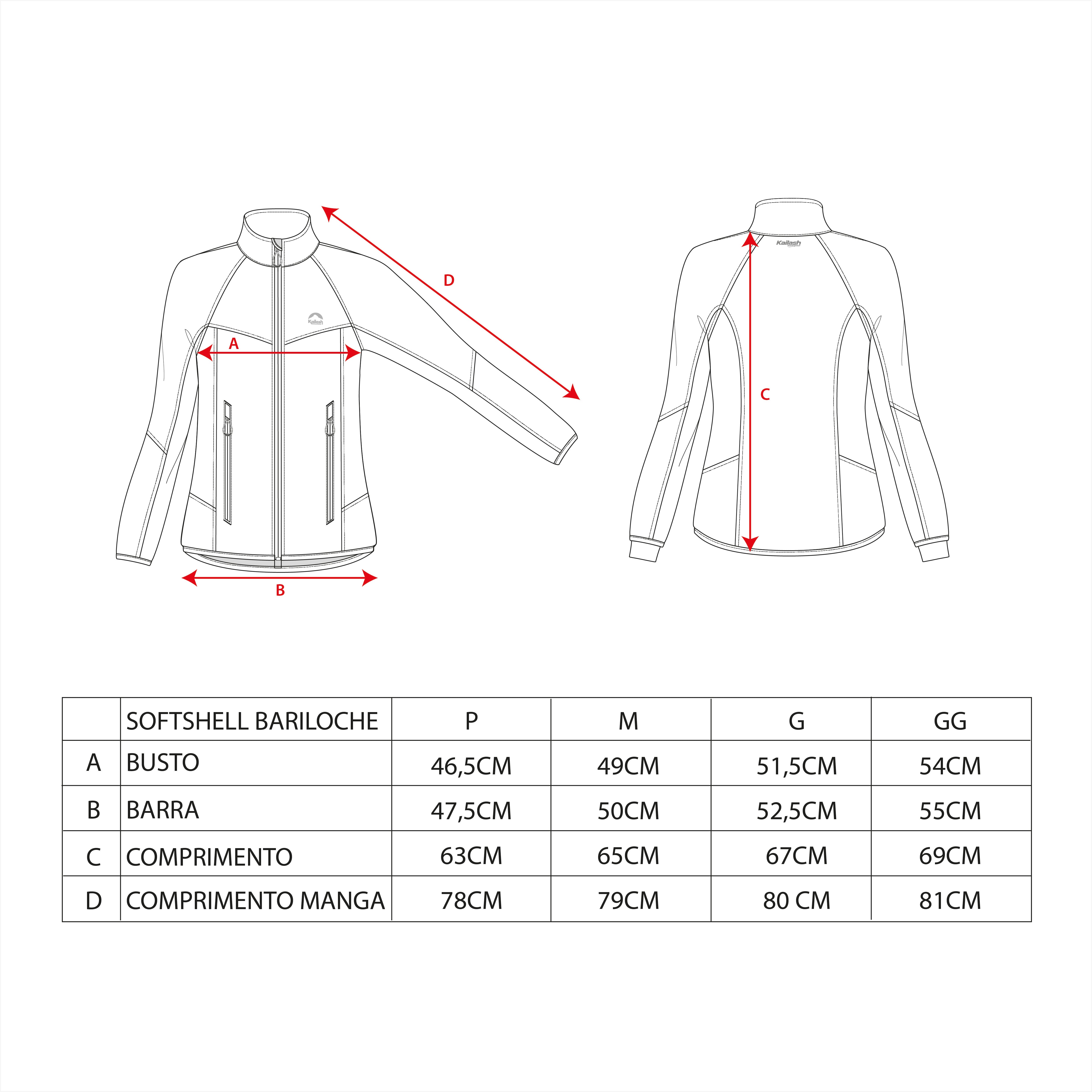 JAQUETA SOFTSHELL BARILOCHE FEMININO - Kailash