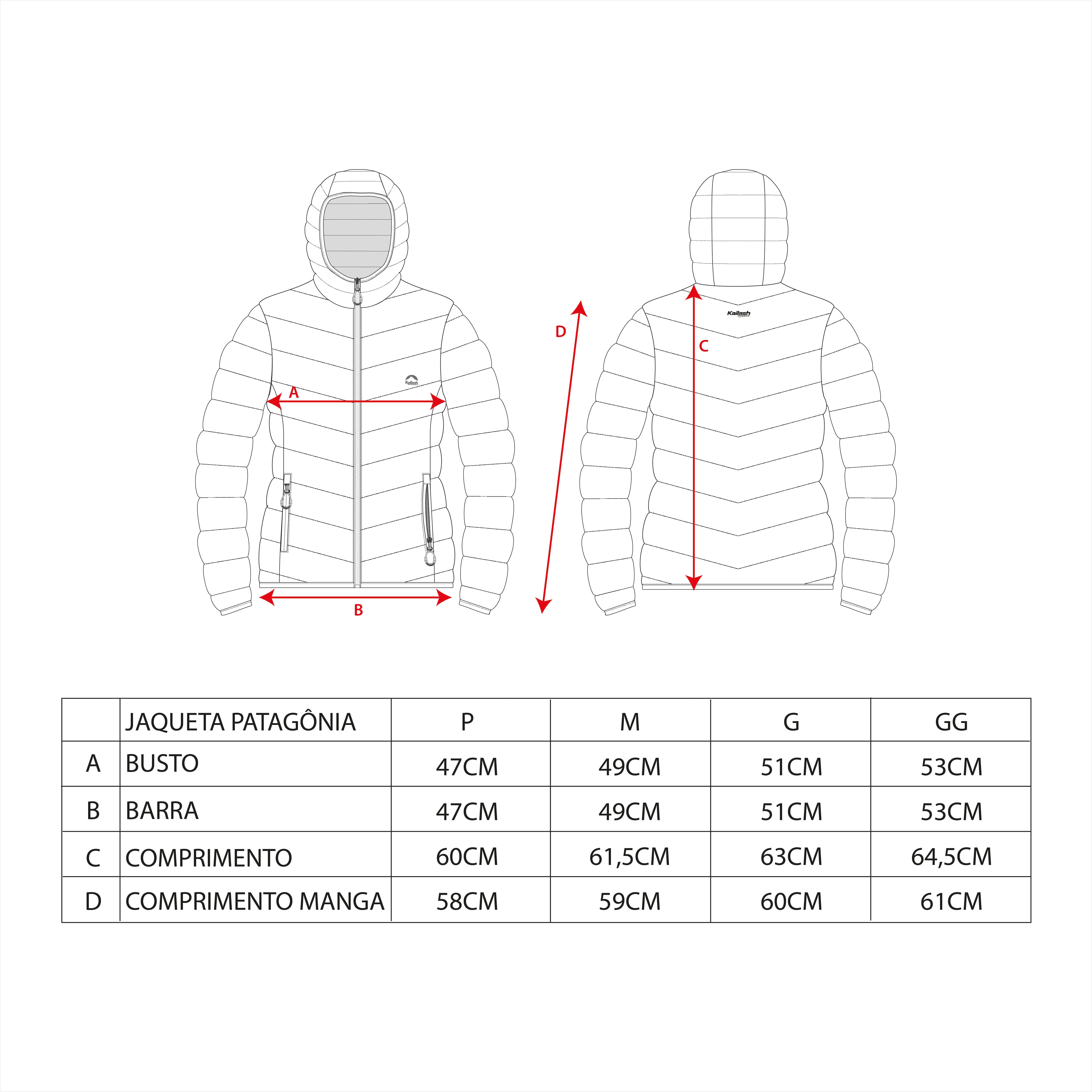 JAQUETA PUFFER DOUBLE PATAGÔNIA SINTÉTICA FEMININO - Kailash