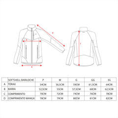 JAQUETA SOFTSHELL BARILOCHE MASCULINO - Kailash
