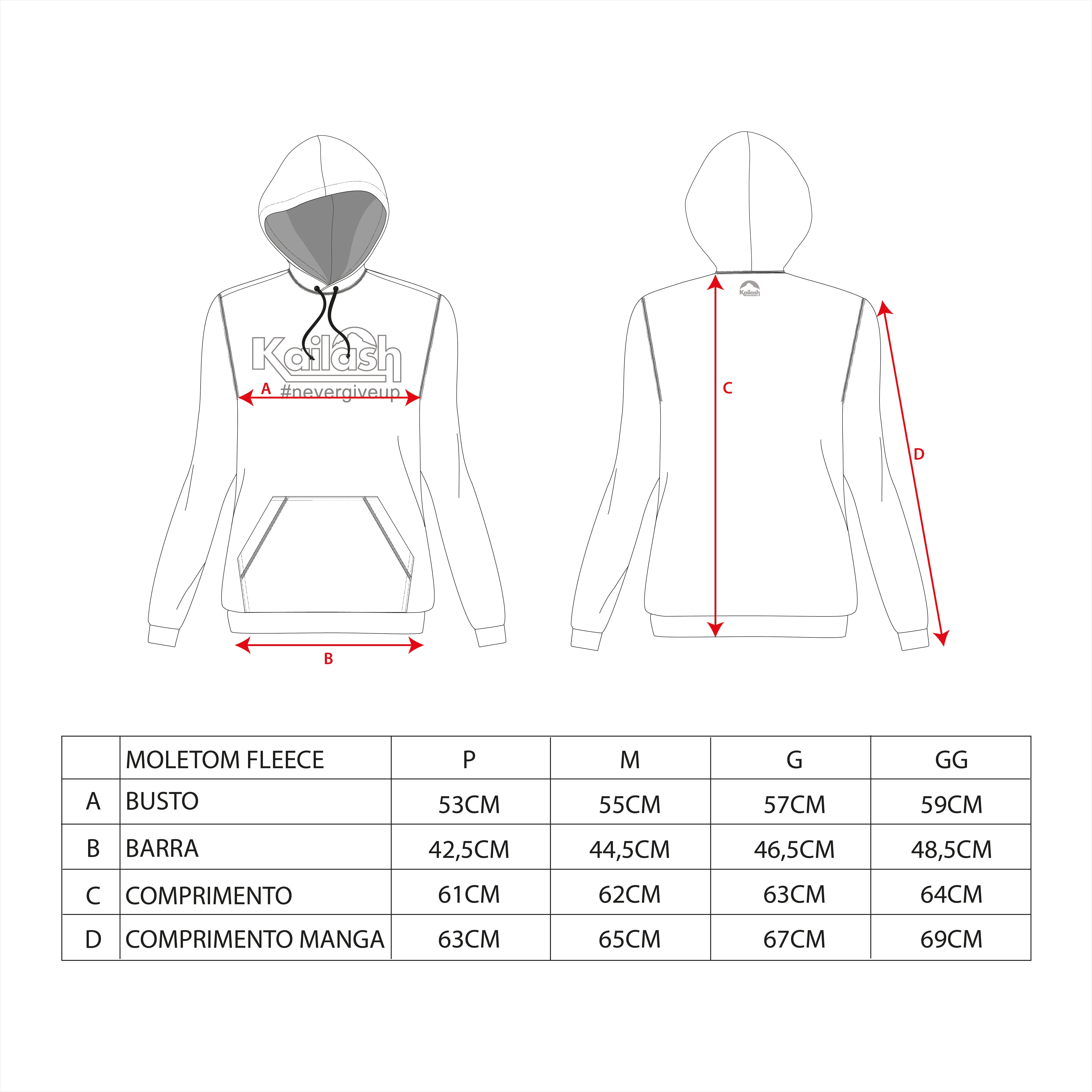 MOLETOM FLEECE MID HOODIE FEMININO - Kailash