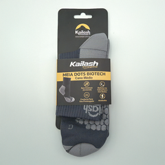 MEIA CANO MÉDIO DOTS BIOTECH UNISSEX